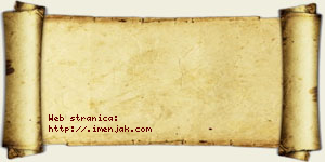 Tina Rajak vizit kartica